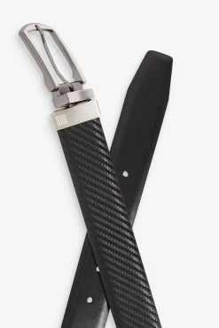 Next Black Texture Patterned Reversible Belt 11 Next Black Texture Patterned Reversible Belt -Fashion Men Shop U25335s6