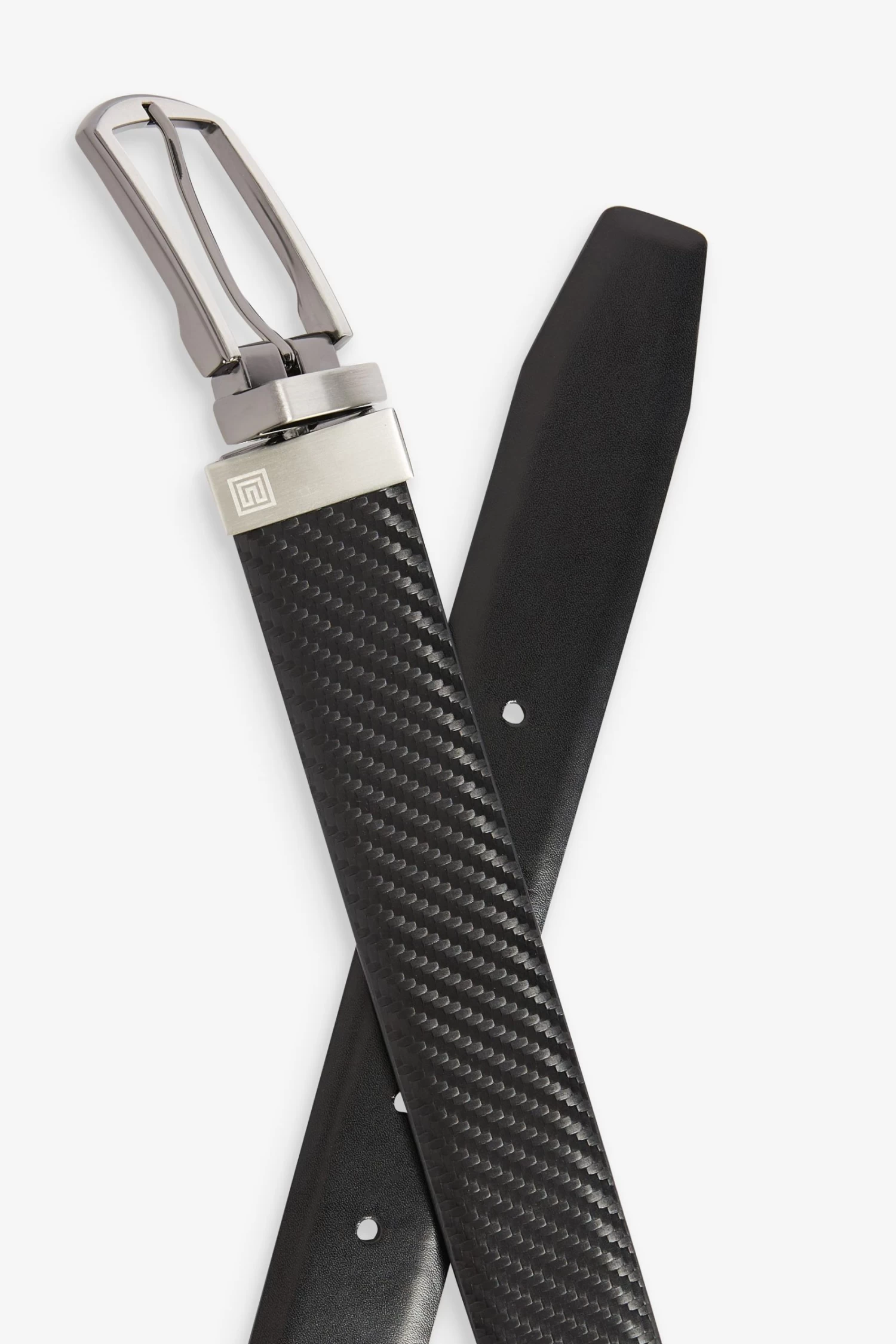 Next Black Texture Patterned Reversible Belt 7 Next Black Texture Patterned Reversible Belt - Image 5