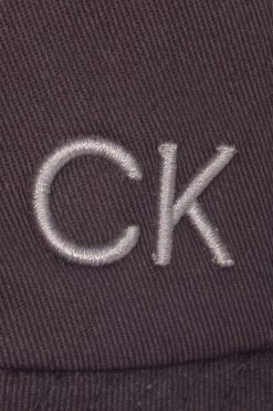 Calvin Klein Golf Grey Cotton Twill Cap -Fashion Men Shop U29705s4