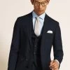 MOSS Blue Slim Fit Check Jacket 2 MOSS Blue Slim Fit Check Jacket -Fashion Men Shop U31 949s