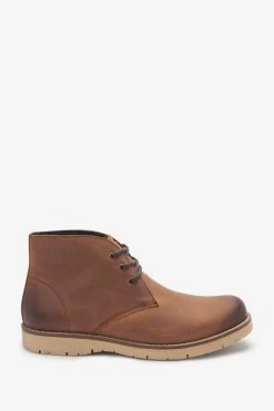 Next Light Brown Mid Chukka Boots