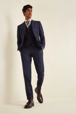 MOSS Blue Slim Fit Twisted Suit: Jacket 9 MOSS Blue Slim Fit Twisted Suit: Jacket -Fashion Men Shop U34 164s4