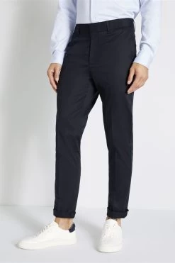 MOSS Black Stretch Chinos