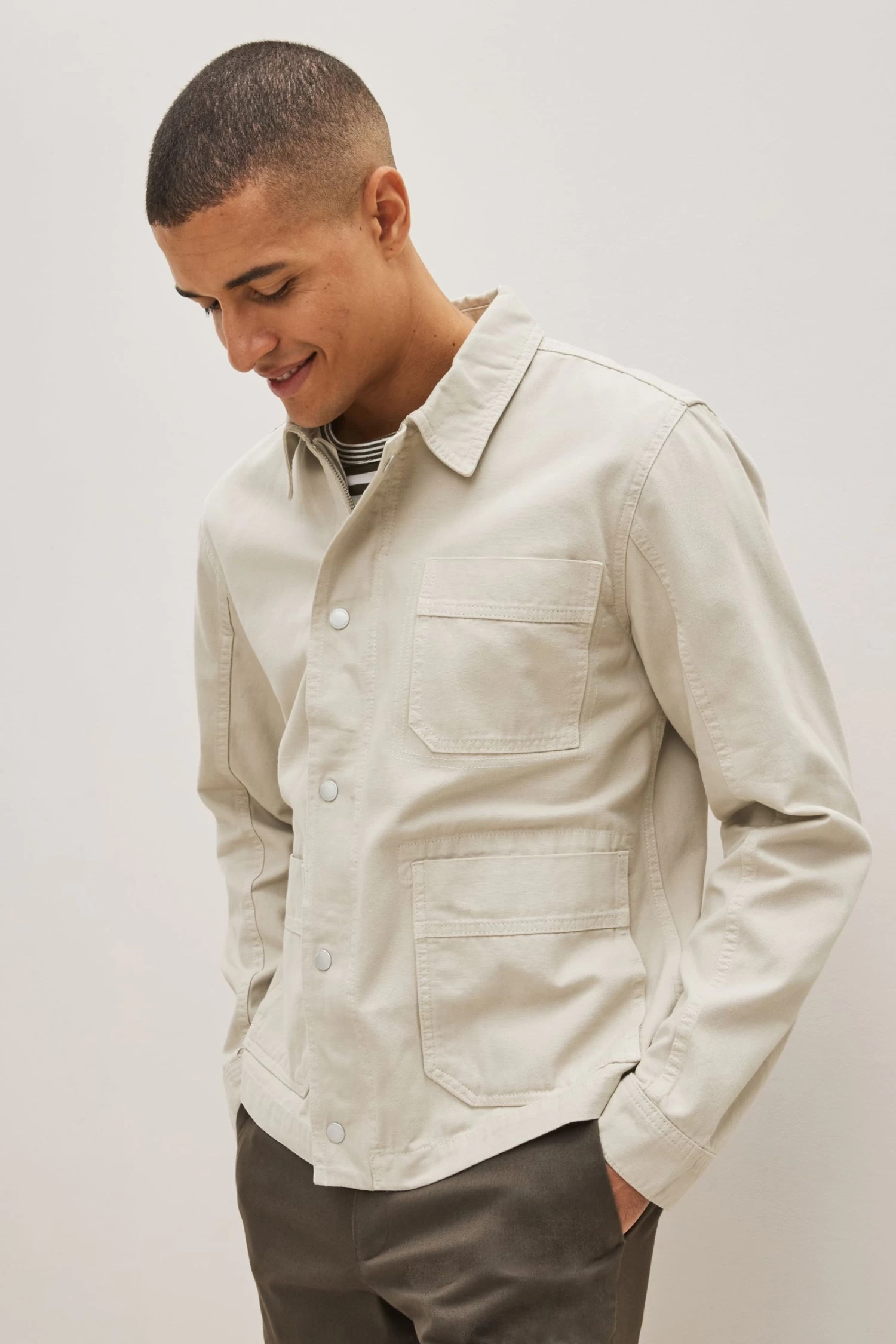 Next Cotton Worker Shacket 6 Next Cotton Worker Shacket - Image 4