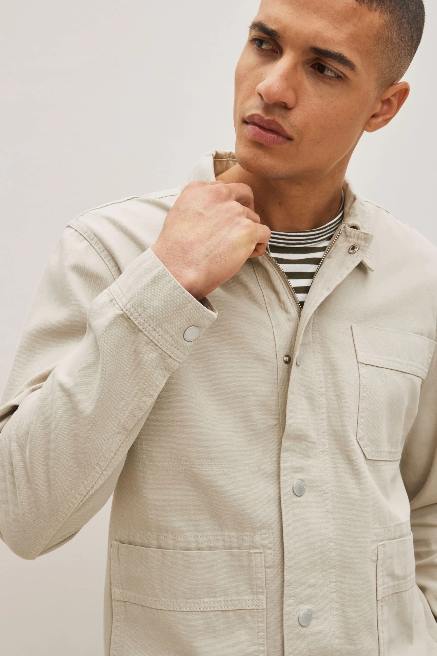 Next Cotton Worker Shacket 9 Next Cotton Worker Shacket - Image 7