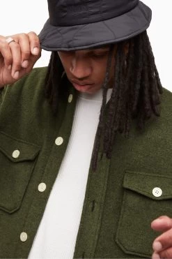 AllSaints Green Kitara Jacket -Fashion Men Shop U42764s5