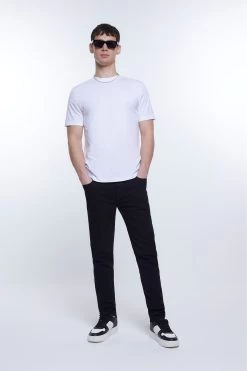 River Island Slim Black Jeans -Fashion Men Shop U44362s3