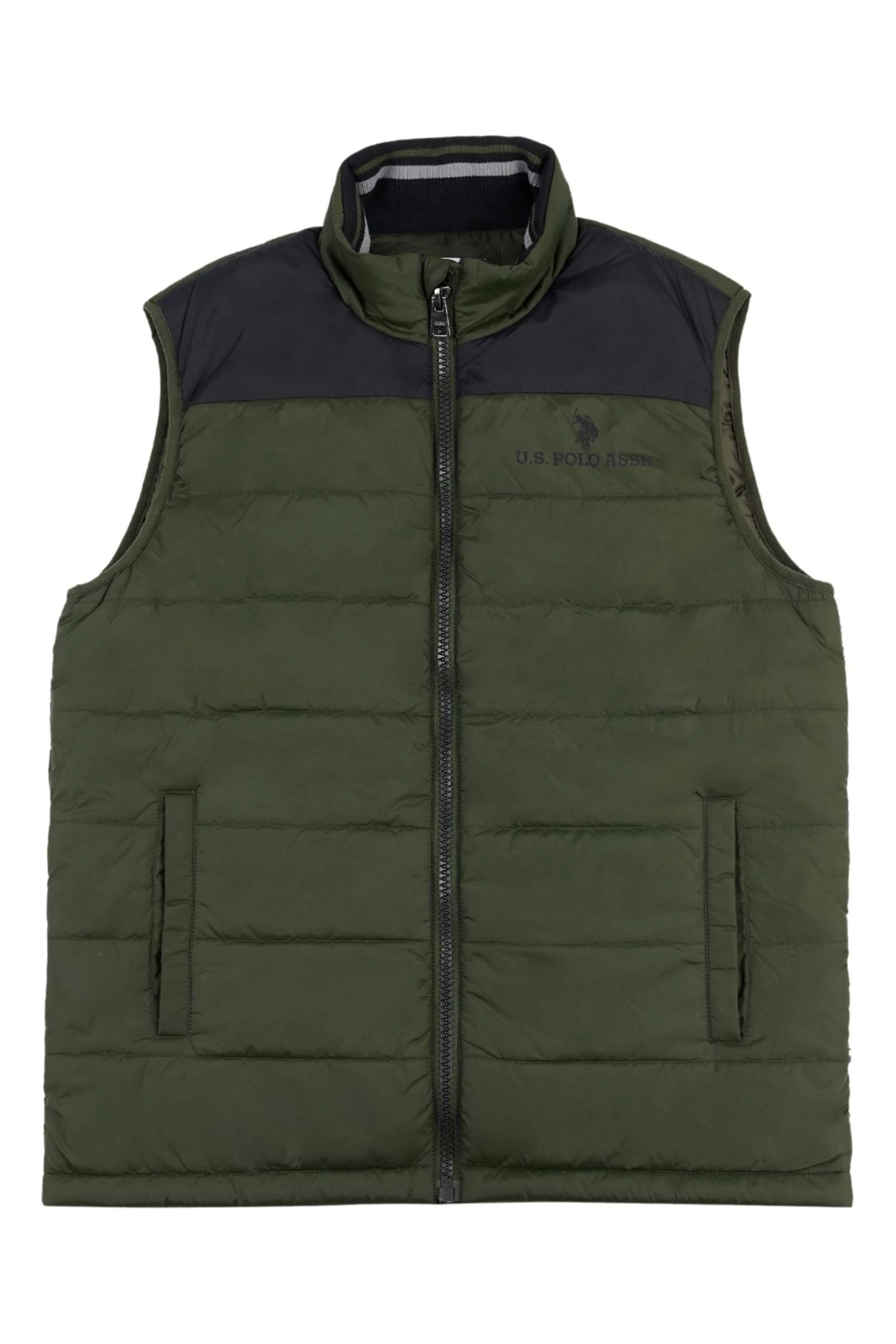 U.S. Polo Assn. Green Block Gilet 7 U.S. Polo Assn. Green Block Gilet - Image 5