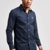 U.S. Polo Assn. Blue Formal Micro Print Shirt