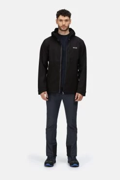 Regatta Black Britedale Waterproof Torch Hooded Jacket -Fashion Men Shop U47587s3
