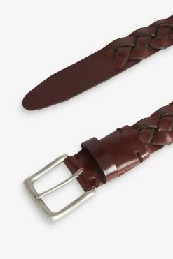 Next Brown Weave Leather Belt -Fashion Men Shop U49192s3
