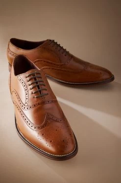 Next Signature Italian Leather Wing Cap Brogues -Fashion Men Shop U55093s11