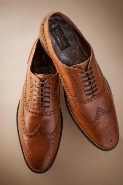 Next Signature Italian Leather Wing Cap Brogues -Fashion Men Shop U55093s12