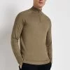 River Island Green Long Sleeves Essential Half Zip Jumper 2 River Island Green Long Sleeves Essential Half Zip Jumper -Fashion Men Shop U58952s