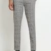 River Island Grey Mustard Check Trousers