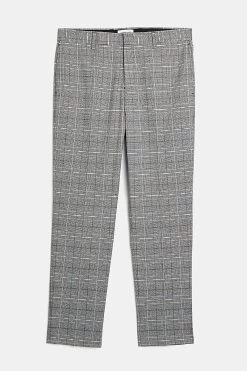 River Island Grey Mustard Check Trousers -Fashion Men Shop U59927s5