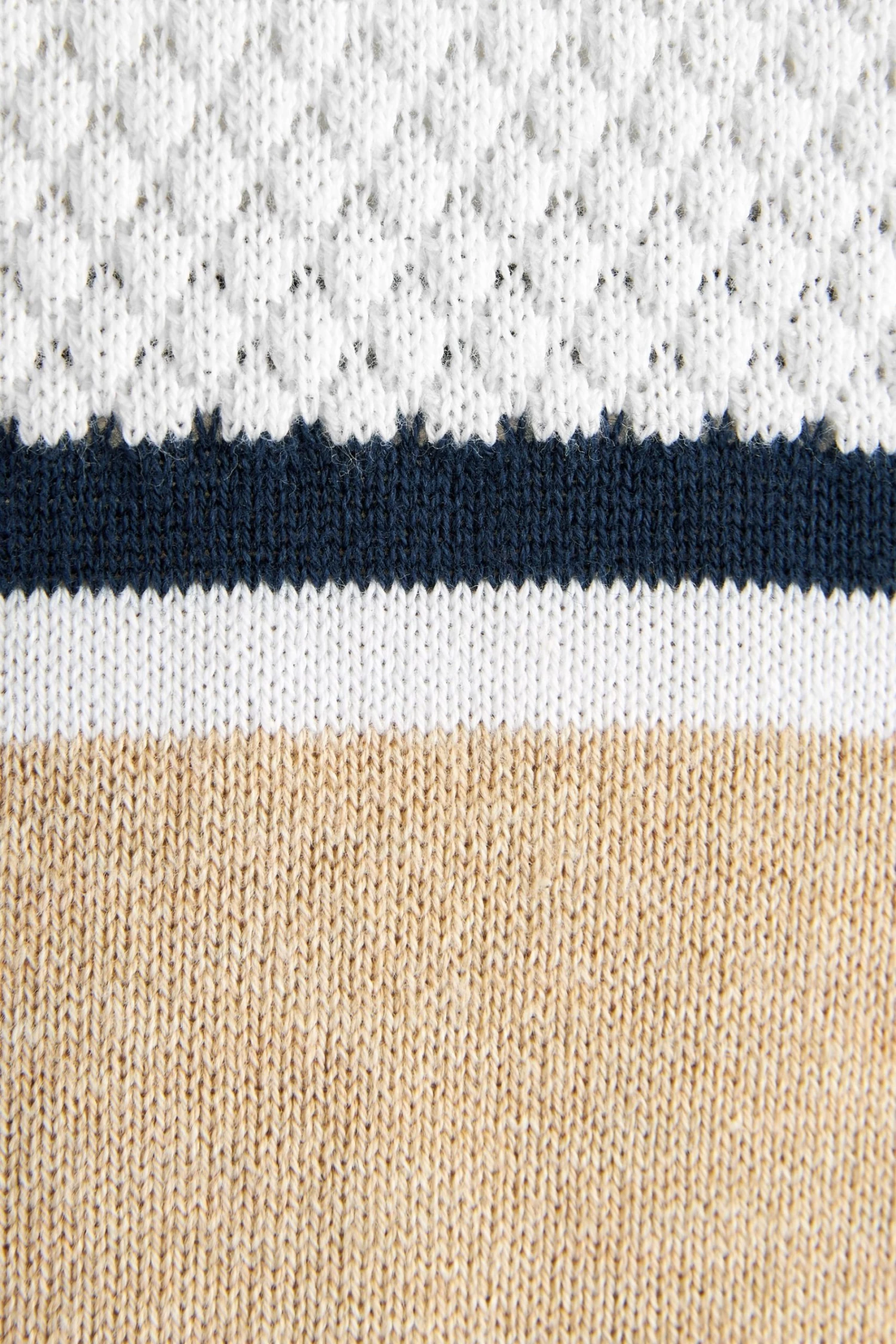 Next Navy/Grey Colourblock Zip Neck Jumper 8 Next Navy/Grey Colourblock Zip Neck Jumper - Image 6