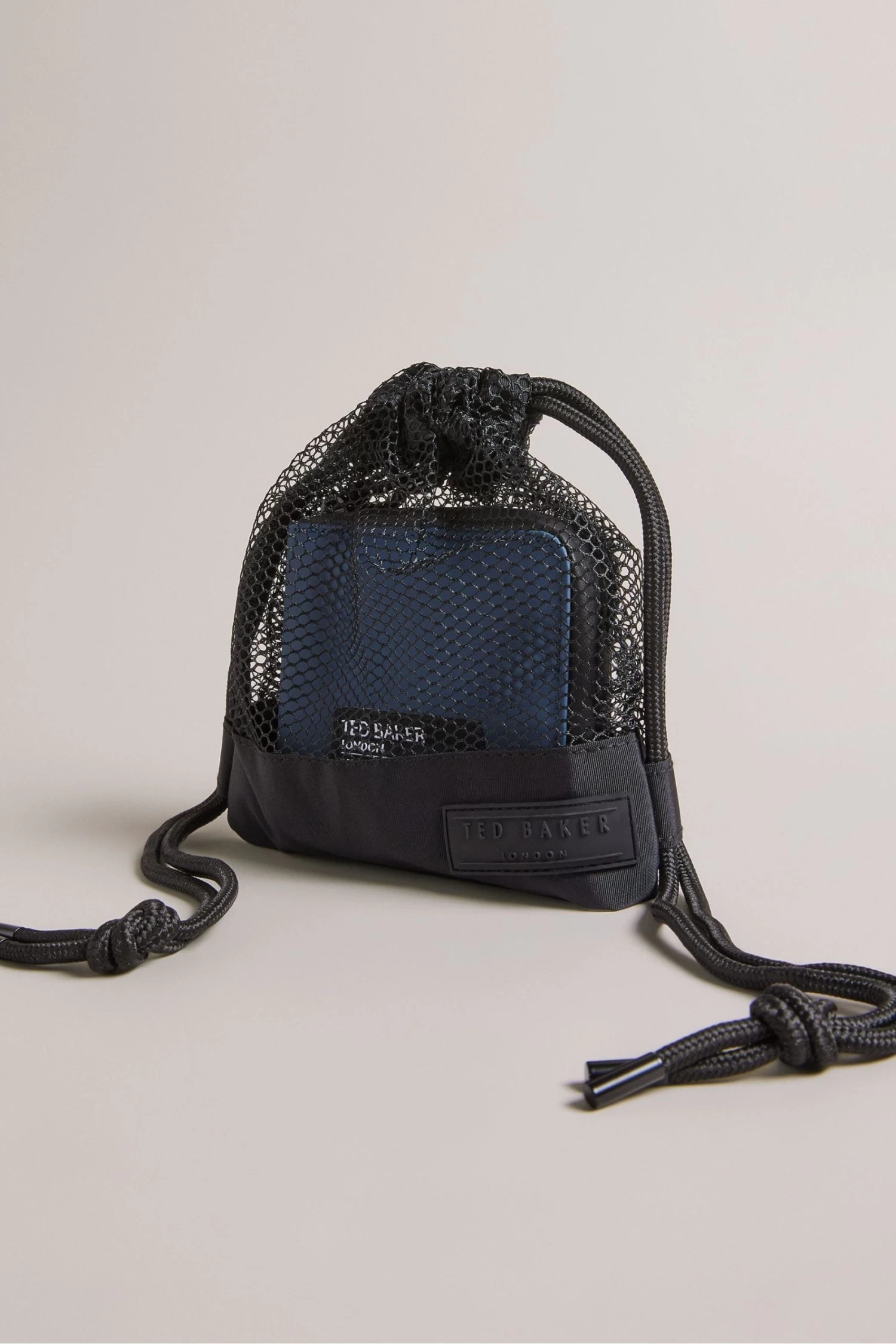 Ted Baker Blue Bentch Rubberised Wallet And Cardholder Giftset 4 Ted Baker Blue Bentch Rubberised Wallet And Cardholder Giftset - Image 2