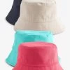 Next Reversible Bucket Hats 2 Pack -Fashion Men Shop U68 649s