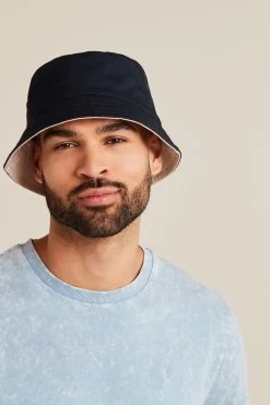 Next Reversible Bucket Hats 2 Pack -Fashion Men Shop U68 649s7
