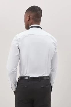 Next White Easy Care Wing Collar Shirt 12 Next White Easy Care Wing Collar Shirt -Fashion Men Shop U68613s3