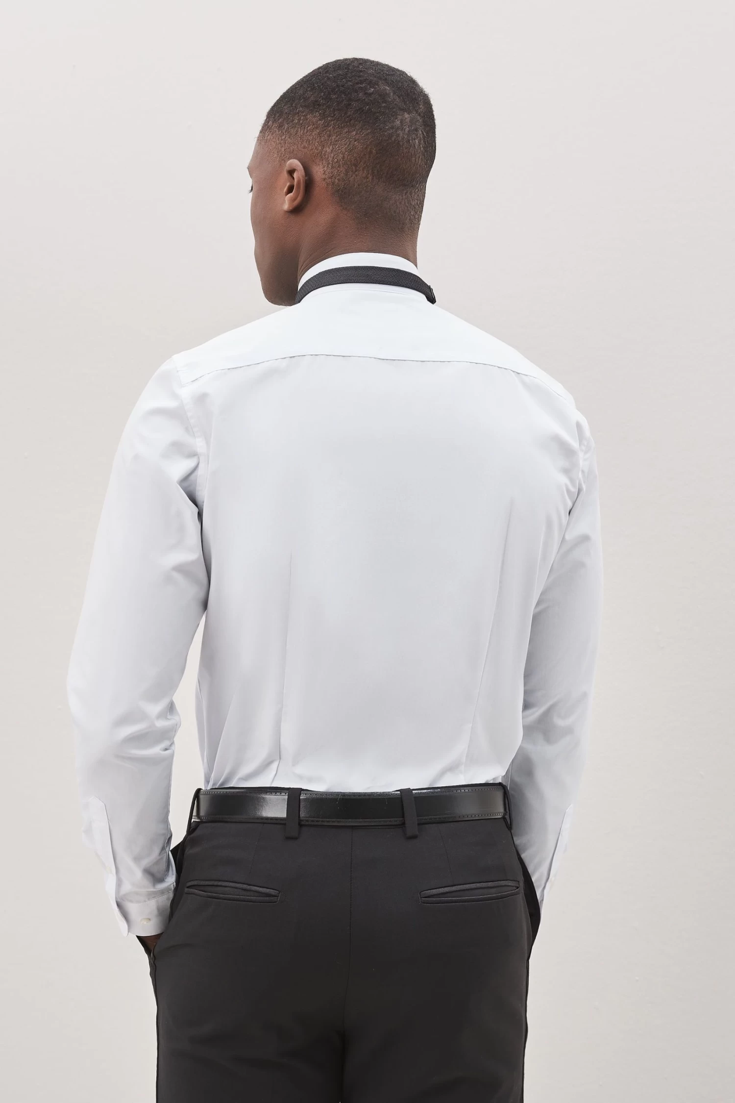 Next White Easy Care Wing Collar Shirt 5 Next White Easy Care Wing Collar Shirt - Image 3