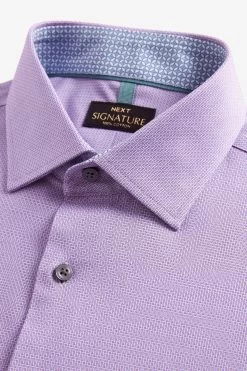 Next Signature Trimmed Shirt 18 Next Signature Trimmed Shirt -Fashion Men Shop U71 010s8