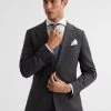 Reiss Bamburgh Single Breasted Puppytooth Blazer 2 Reiss Bamburgh Single Breasted Puppytooth Blazer -Fashion Men Shop U71 337s