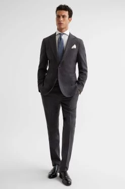 Reiss Bamburgh Single Breasted Puppytooth Blazer -Fashion Men Shop U71 337s3