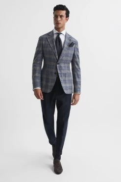 Reiss Bloomsbury Wool-Silk Blend Slim Fit Blazer -Fashion Men Shop U72211s3