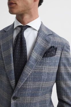 Reiss Bloomsbury Wool-Silk Blend Slim Fit Blazer -Fashion Men Shop U72211s4