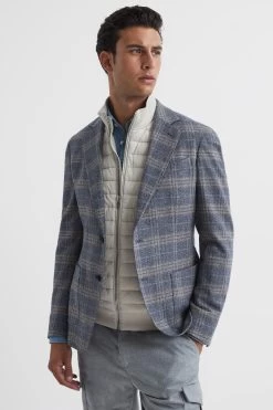 Reiss Bloomsbury Wool-Silk Blend Slim Fit Blazer -Fashion Men Shop U72211s7