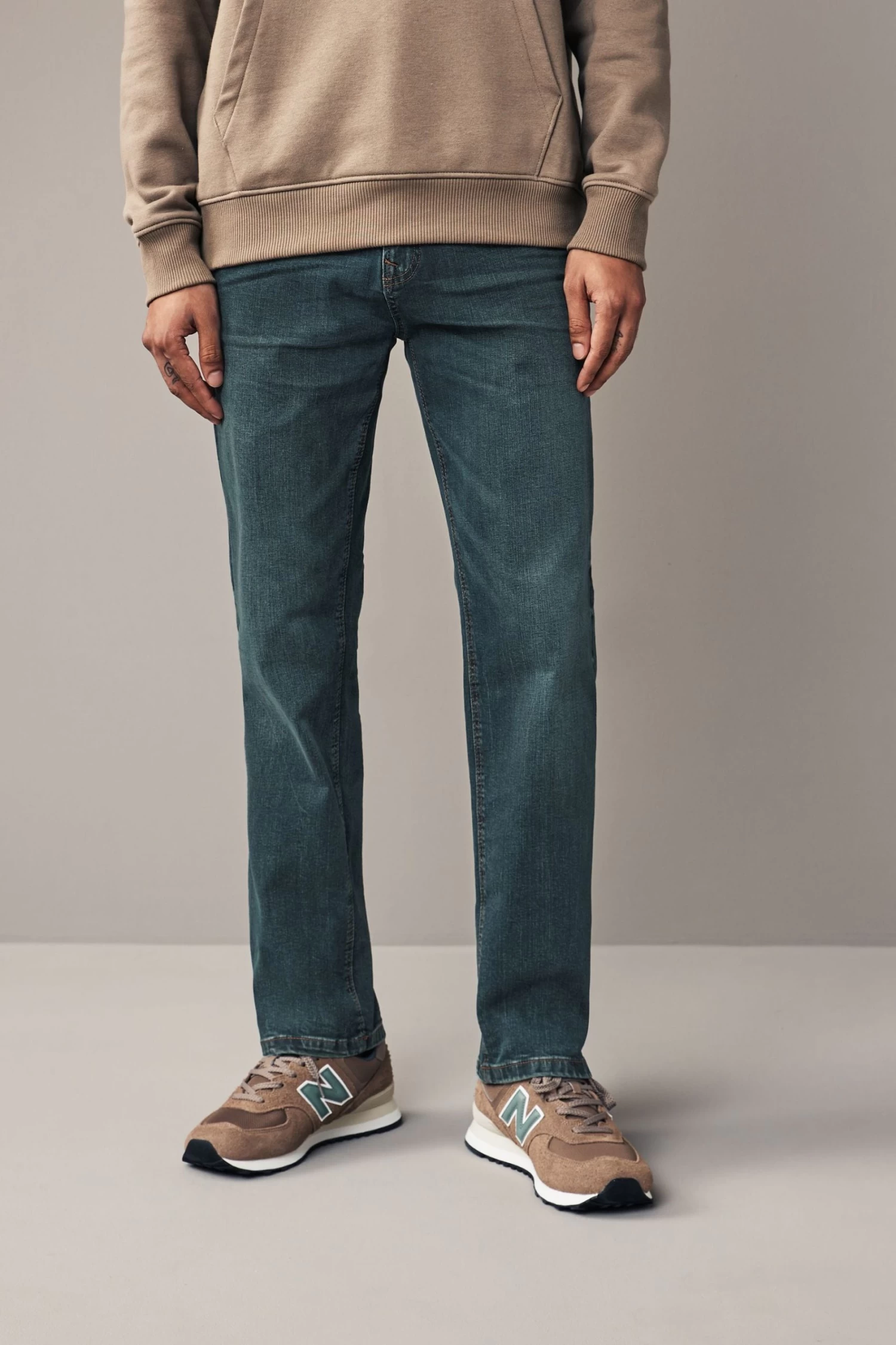 Next Straight Coloured Stretch Jeans 6 Next Straight Coloured Stretch Jeans - Image 4