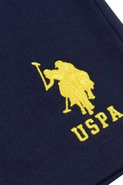 U.S. Polo Assn. Mens Navy Blazer Yellow DHM Player 3 LB Sweat Shorts 13 U.S. Polo Assn. Mens Navy Blazer Yellow DHM Player 3 LB Sweat Shorts -Fashion Men Shop U79121s6