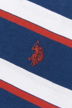 U.S. Polo Assn. Mens Sport All Over Stripe T-Shirt -Fashion Men Shop U80383s6