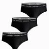 Bjorn Borg Black Cotton Stretch Briefs 3 Pack -Fashion Men Shop U83229s