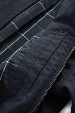 Next Navy Blue Tipped Bomber Neck Jacket -Fashion Men Shop U86 165s9