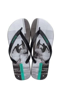 Ipanema Black Printed Flip Flops