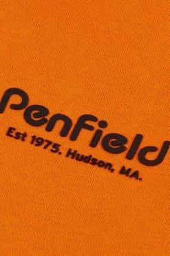 Penfield Orange Hudson Script Hooded Sweatshirt -Fashion Men Shop U90164s7