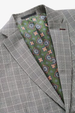 Next Relaxed Fit Seersucker Check Suit: Jacket -Fashion Men Shop U95 884s10