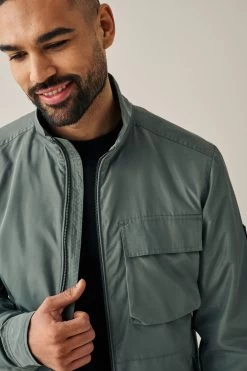 Next Funnel Neck Shower Resistant Jacket -Fashion Men Shop U96 353s4