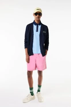 Lacoste Light Blue Paris Polo Shirt -Fashion Men Shop U96 498s3