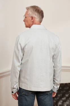 Next Linen Blend Chore Jacket 12 Next Linen Blend Chore Jacket -Fashion Men Shop U96039s2