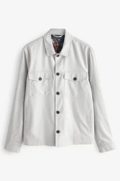 Next Linen Blend Chore Jacket 16 Next Linen Blend Chore Jacket -Fashion Men Shop U96039s6