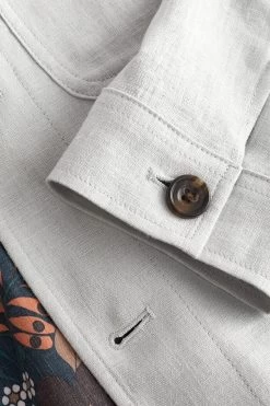 Next Linen Blend Chore Jacket 18 Next Linen Blend Chore Jacket -Fashion Men Shop U96039s8