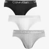 Calvin Klein Black Modern Structure Briefs 3 Pack -Fashion Men Shop U97399s