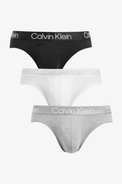 Calvin Klein Black Modern Structure Briefs 3 Pack