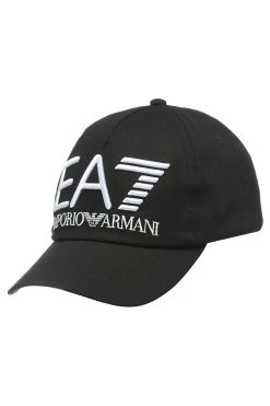 Emporio Armani EA7 Logo Series Black Cap