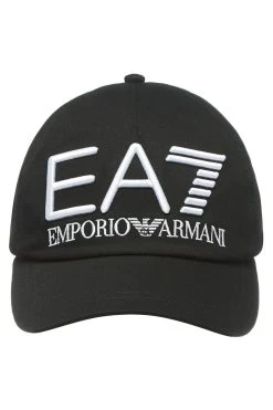 Emporio Armani EA7 Logo Series Black Cap 12 Emporio Armani EA7 Logo Series Black Cap -Fashion Men Shop U97879s4