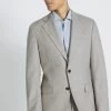 MOSS X Barberis Taupe Flannel Suit: Jacket -Fashion Men Shop U99 416s